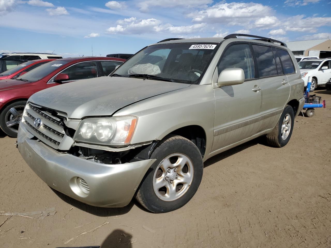 TOYOTA HIGHLANDER 2003 jtegf21a430120495