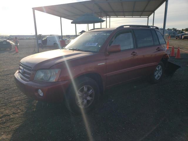 TOYOTA HIGHLANDER 2003 jtegf21a430121453