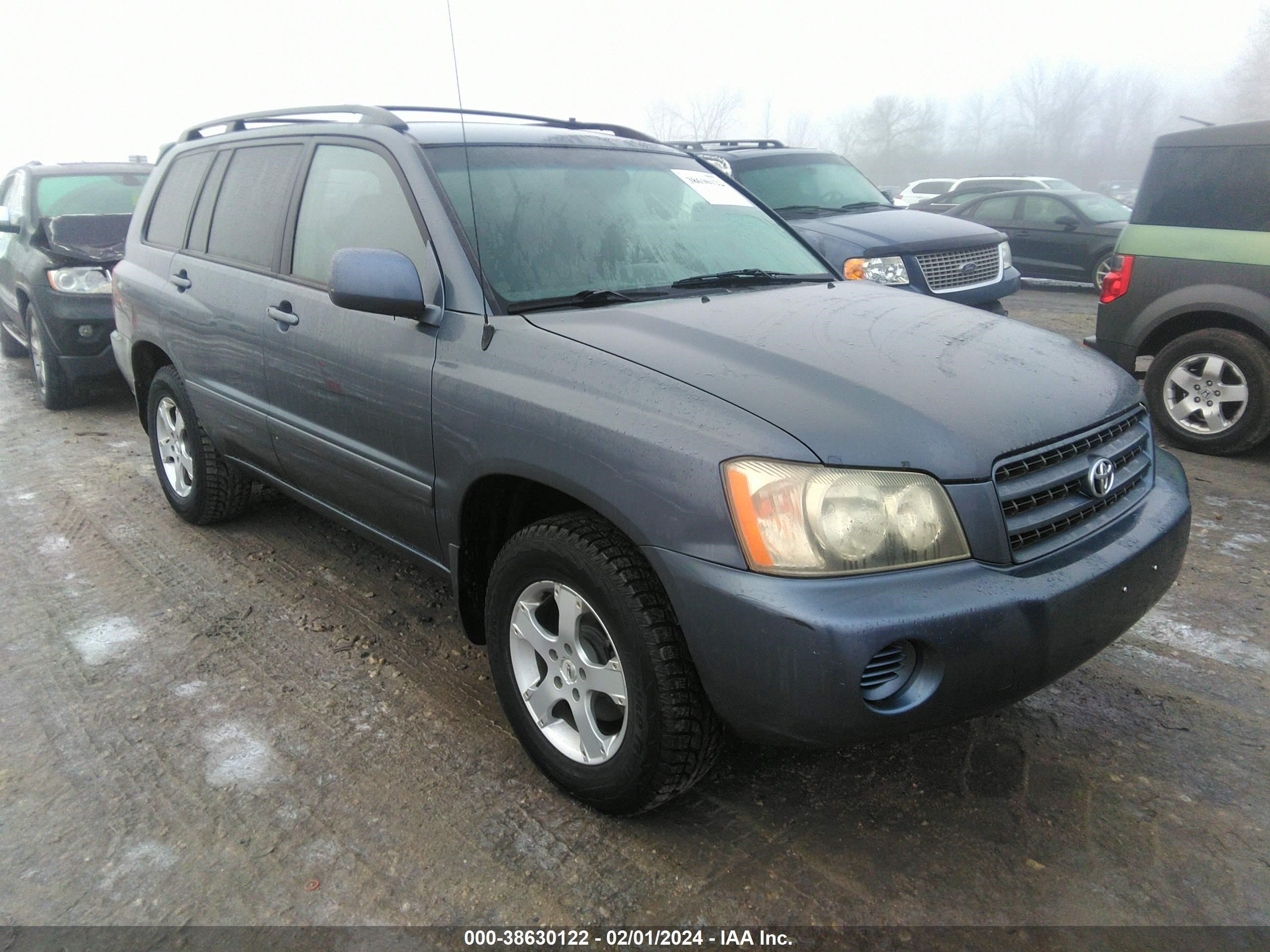 TOYOTA HIGHLANDER 2002 jtegf21a520035776