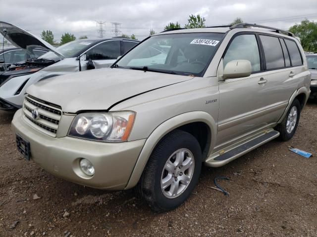 TOYOTA HIGHLANDER 2002 jtegf21a520063190