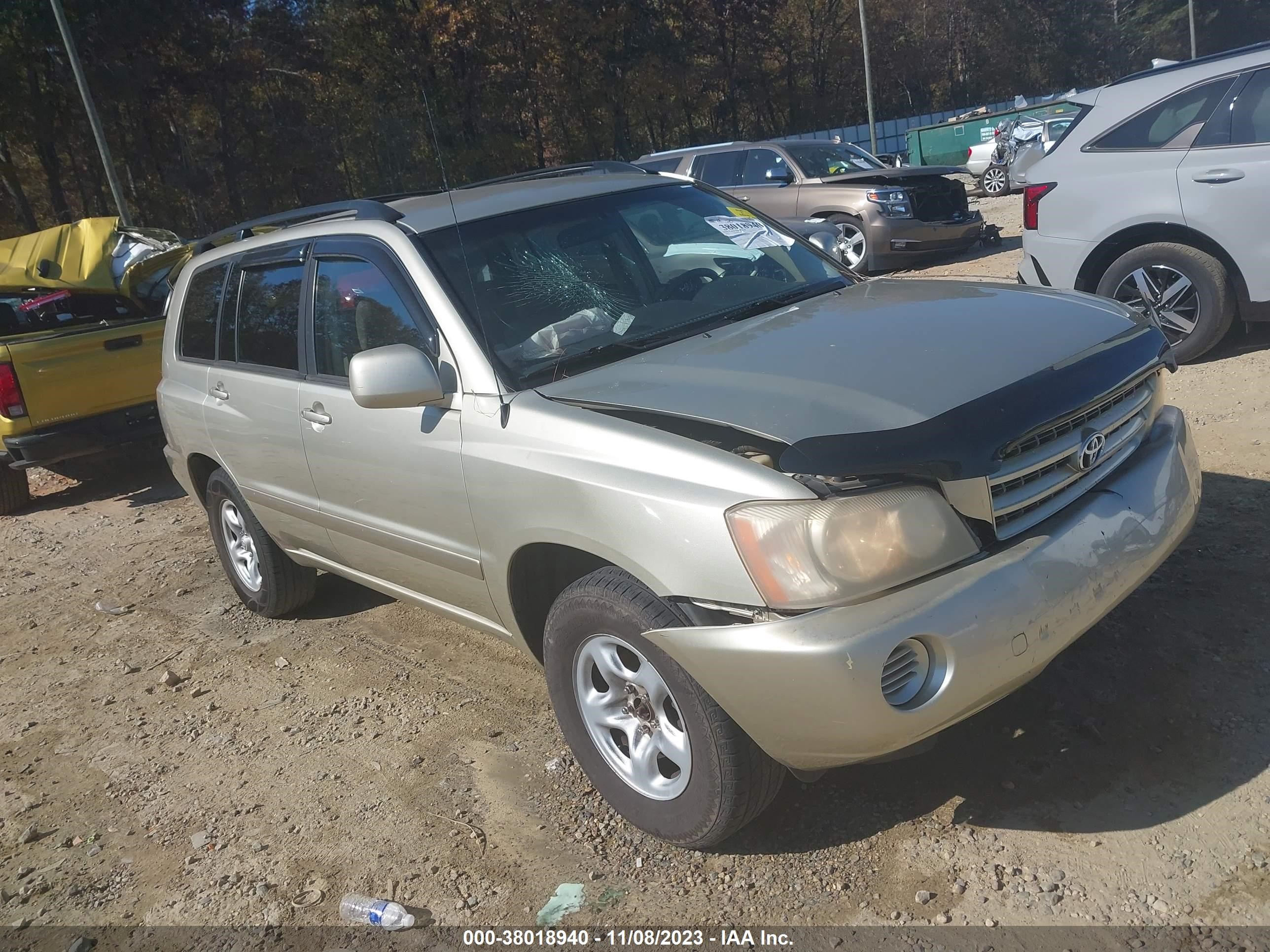 TOYOTA HIGHLANDER 2003 jtegf21a530099267