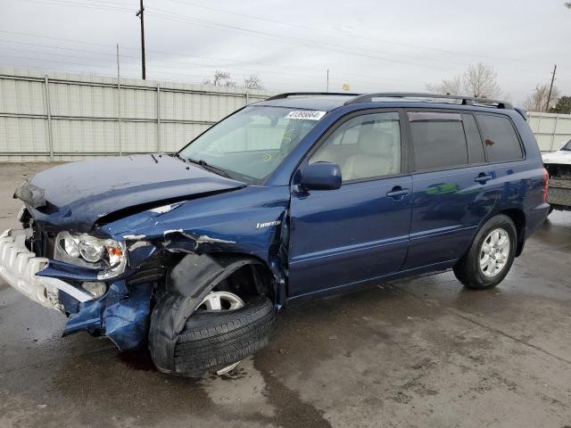 TOYOTA HIGHLANDER 2001 jtegf21a610013882