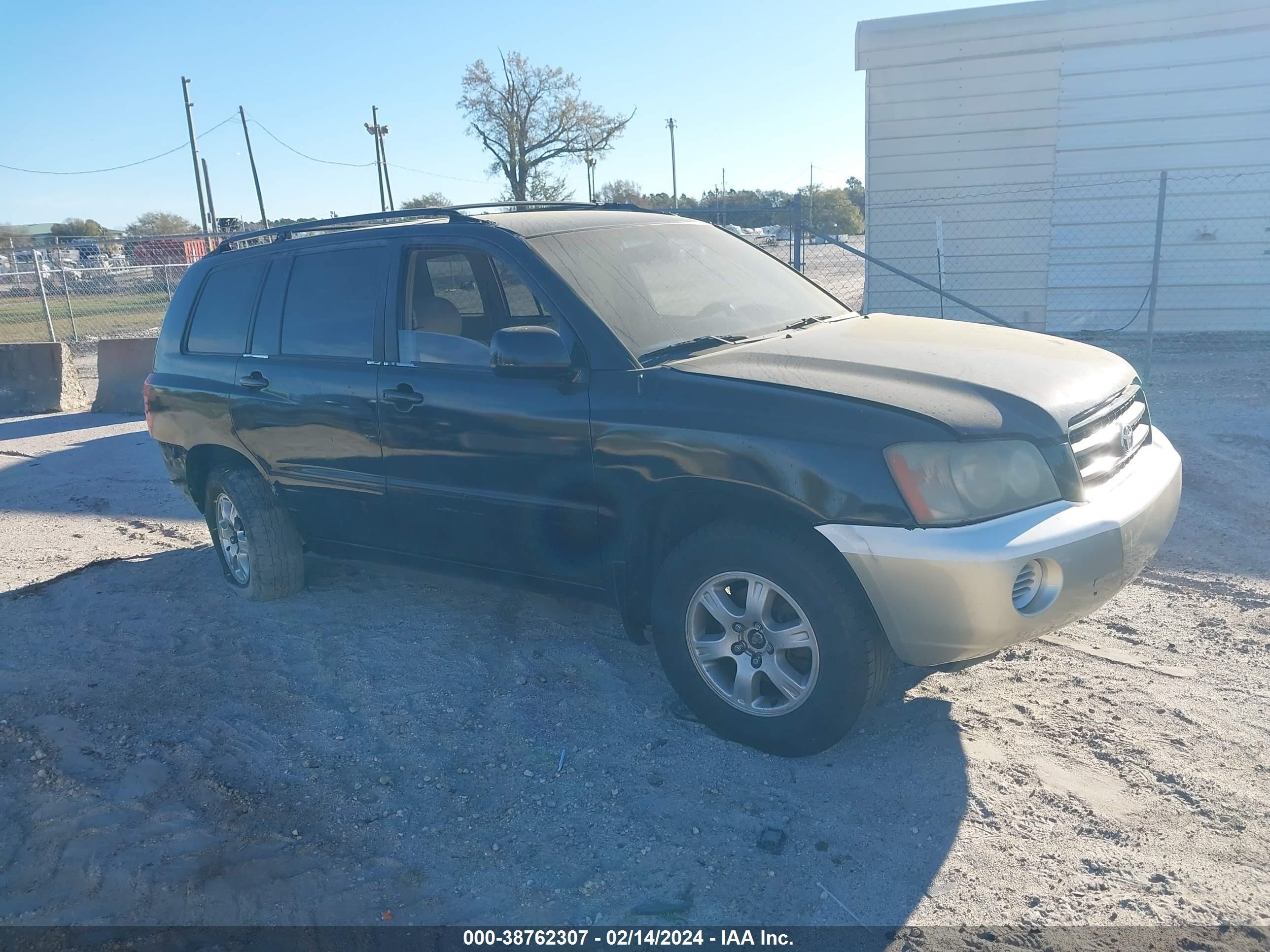 TOYOTA HIGHLANDER 2001 jtegf21a610016281