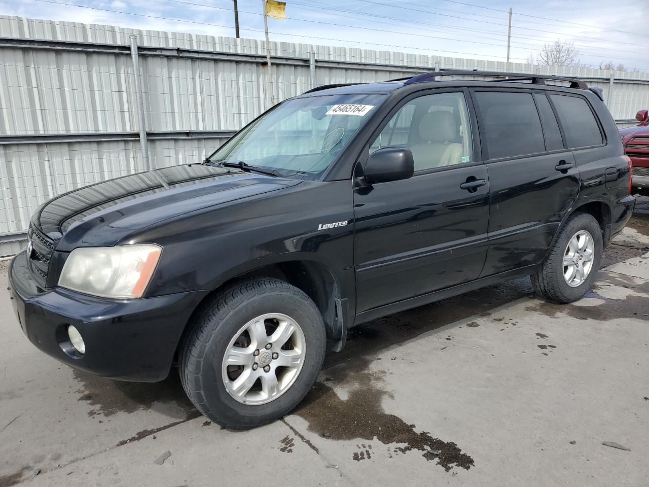 TOYOTA HIGHLANDER 2002 jtegf21a620032983