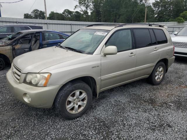 TOYOTA HIGHLANDER 2002 jtegf21a620047581