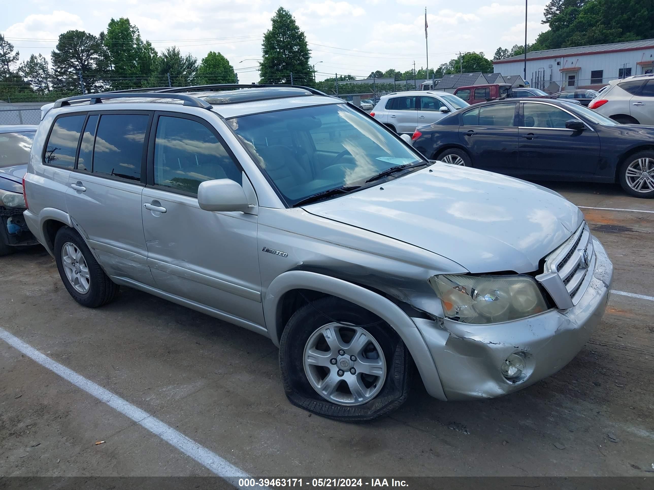 TOYOTA HIGHLANDER 2003 jtegf21a730075746