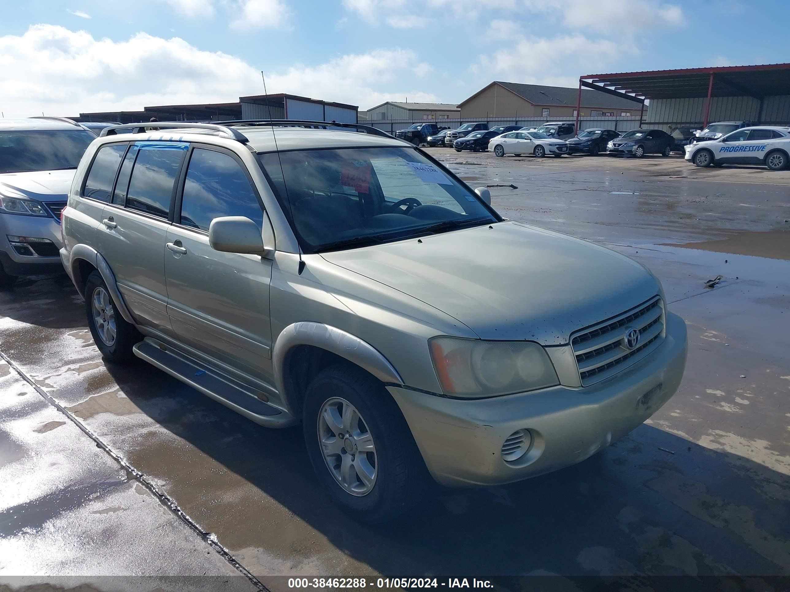 TOYOTA HIGHLANDER 2003 jtegf21a830100573