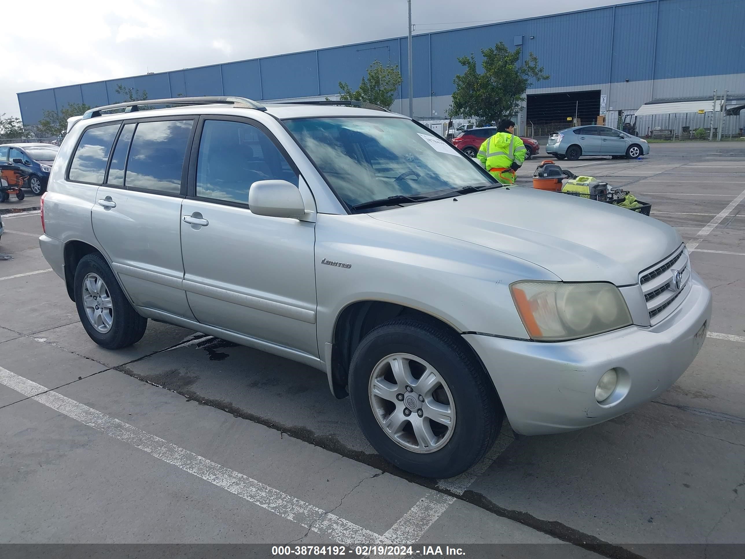 TOYOTA HIGHLANDER 2003 jtegf21a830101383