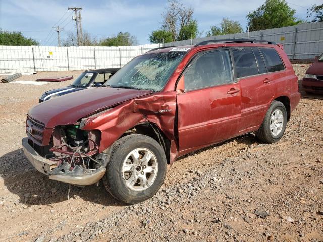 TOYOTA HIGHLANDER 2002 jtegf21a920062995