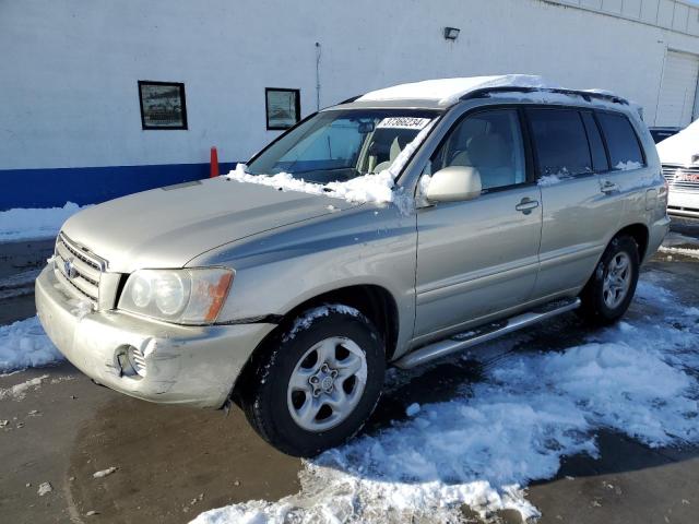 TOYOTA HIGHLANDER 2003 jtegf21a930081242