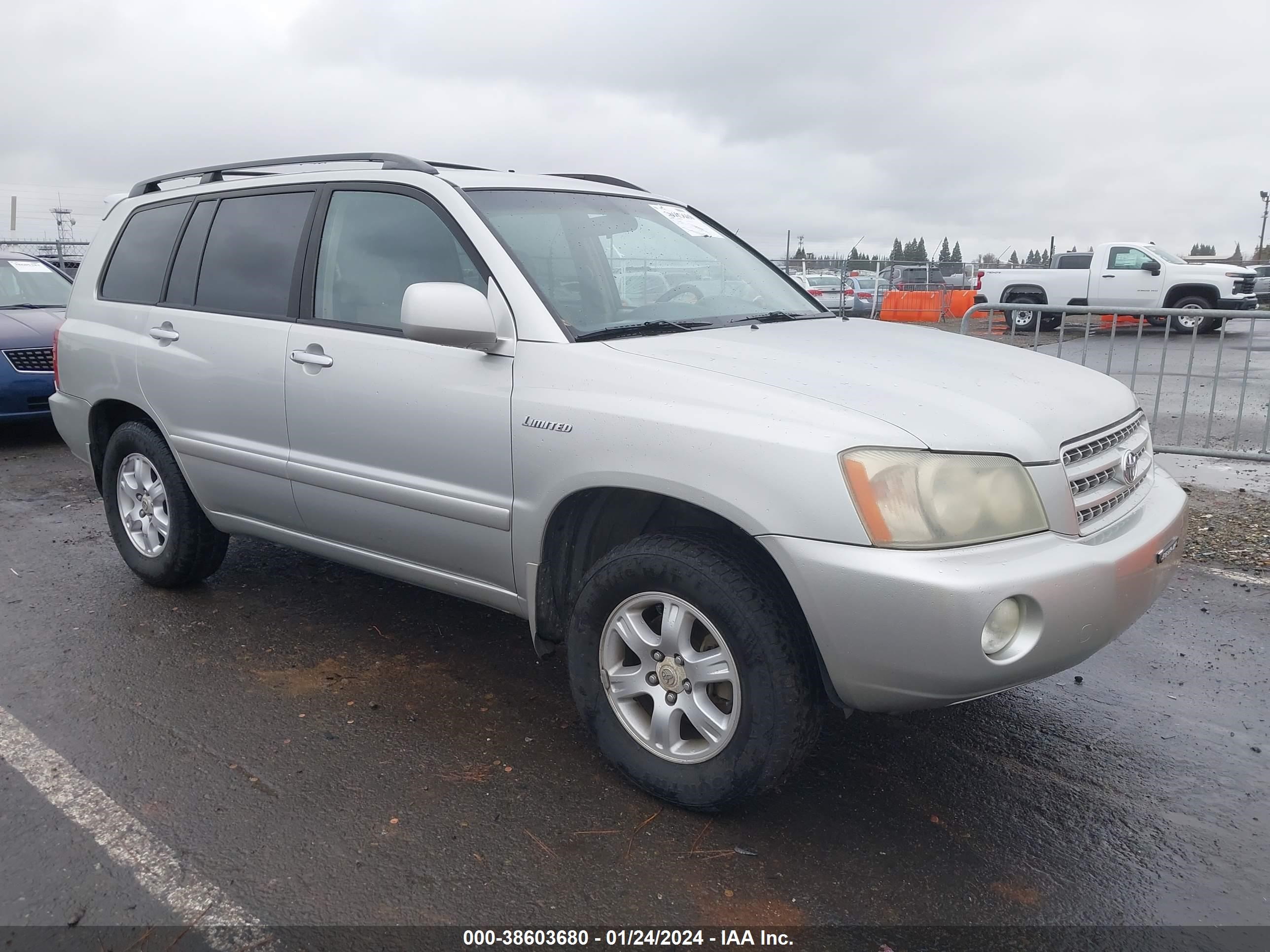 TOYOTA HIGHLANDER 2003 jtegf21a930099434