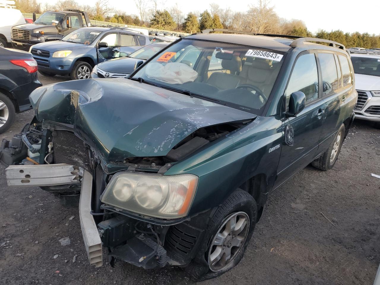 TOYOTA HIGHLANDER 2003 jtegf21a930114143