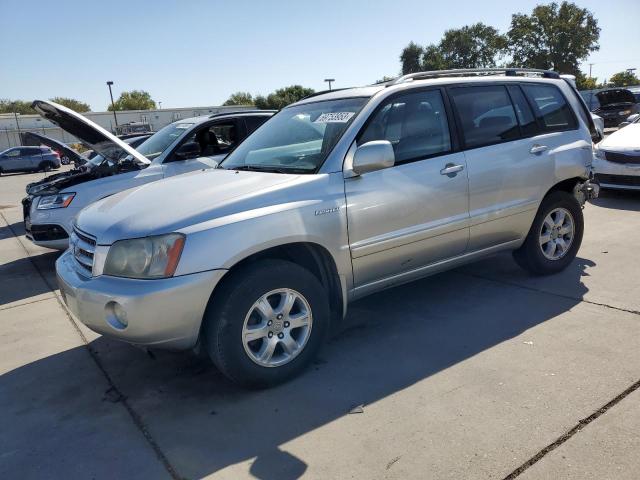 TOYOTA HIGHLANDER 2001 jtegf21ax10010399