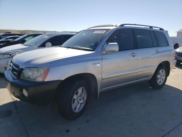 TOYOTA HIGHLANDER 2001 jtegf21ax10020303