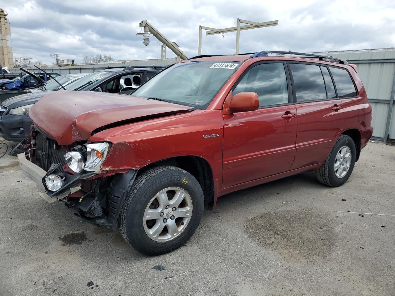 TOYOTA HIGHLANDER 2003 jtegf21ax30112708