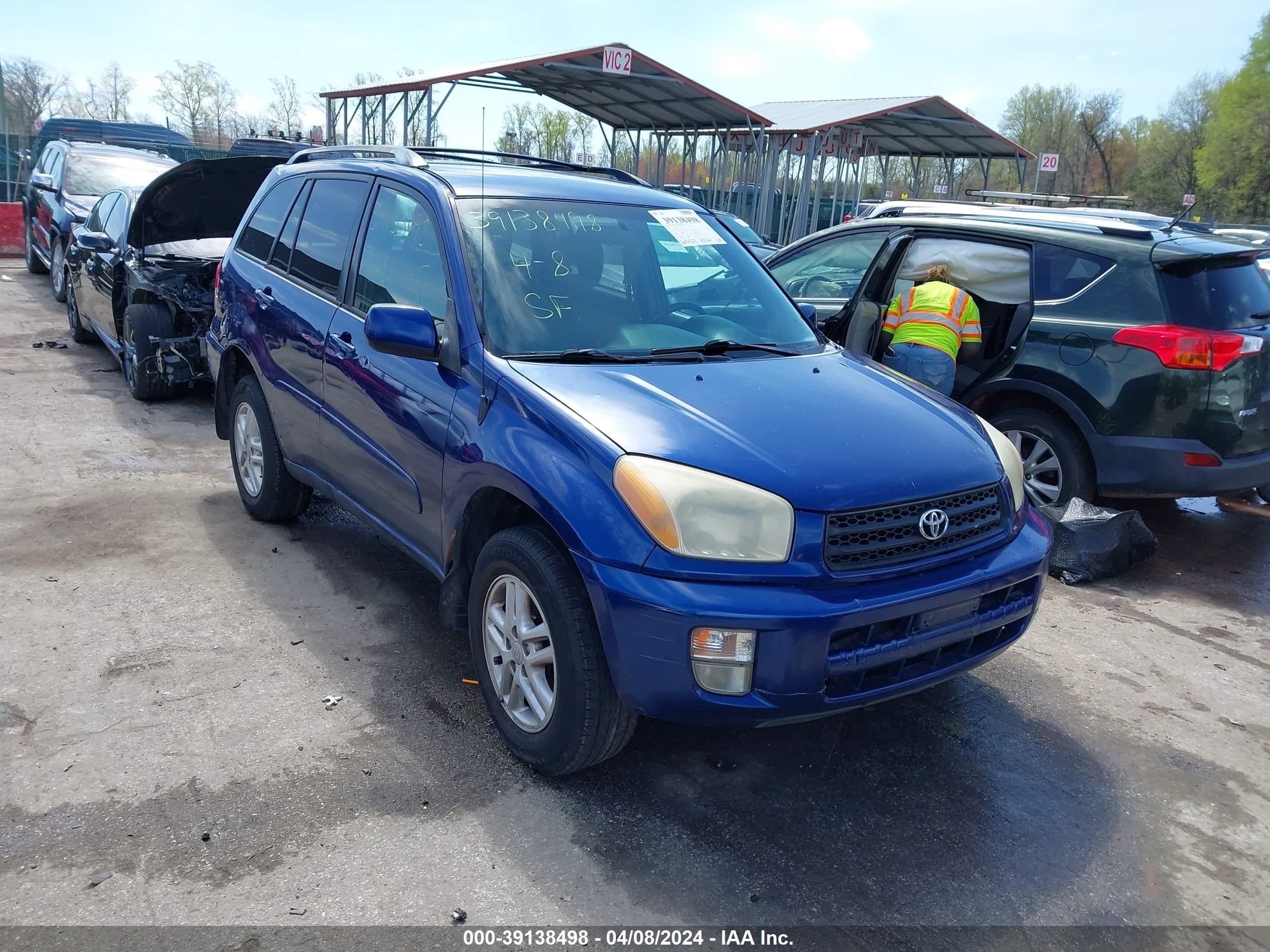 TOYOTA RAV 4 2002 jtegh20v220078454