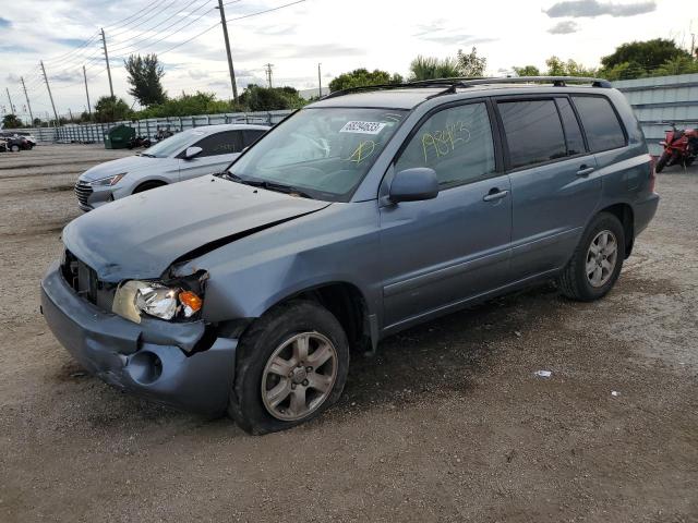 TOYOTA HIGHLANDER 2005 jtegp21a050082327