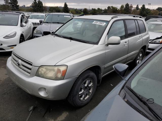 TOYOTA HIGHLANDER 2005 jtegp21a150074737