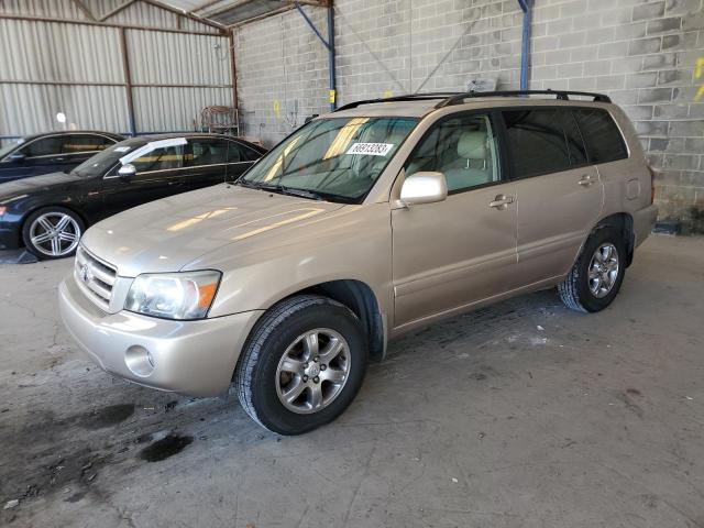 TOYOTA HIGHLANDER 2006 jtegp21a160109861