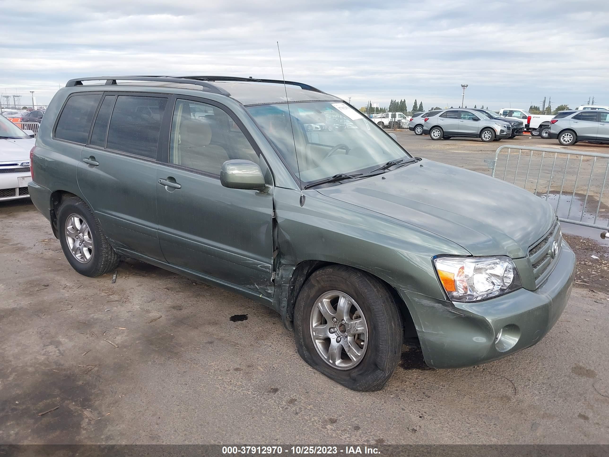 TOYOTA HIGHLANDER 2005 jtegp21a250067506