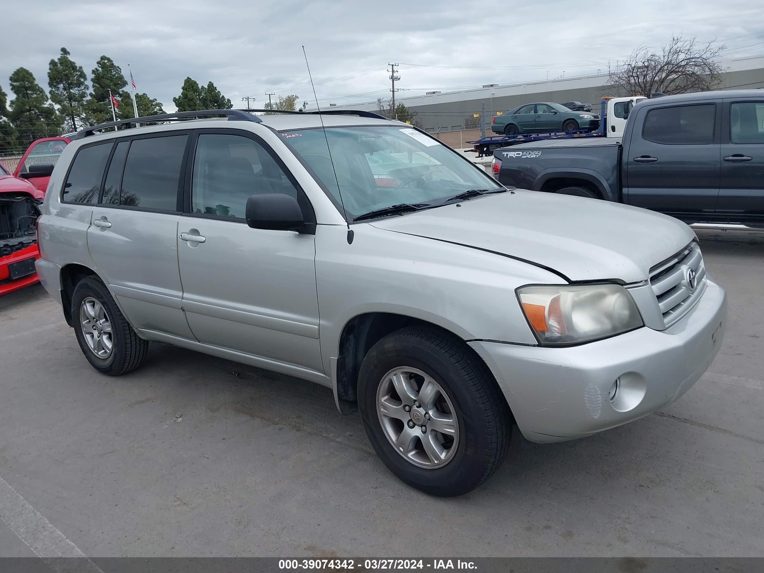 TOYOTA HIGHLANDER 2005 jtegp21a450067586