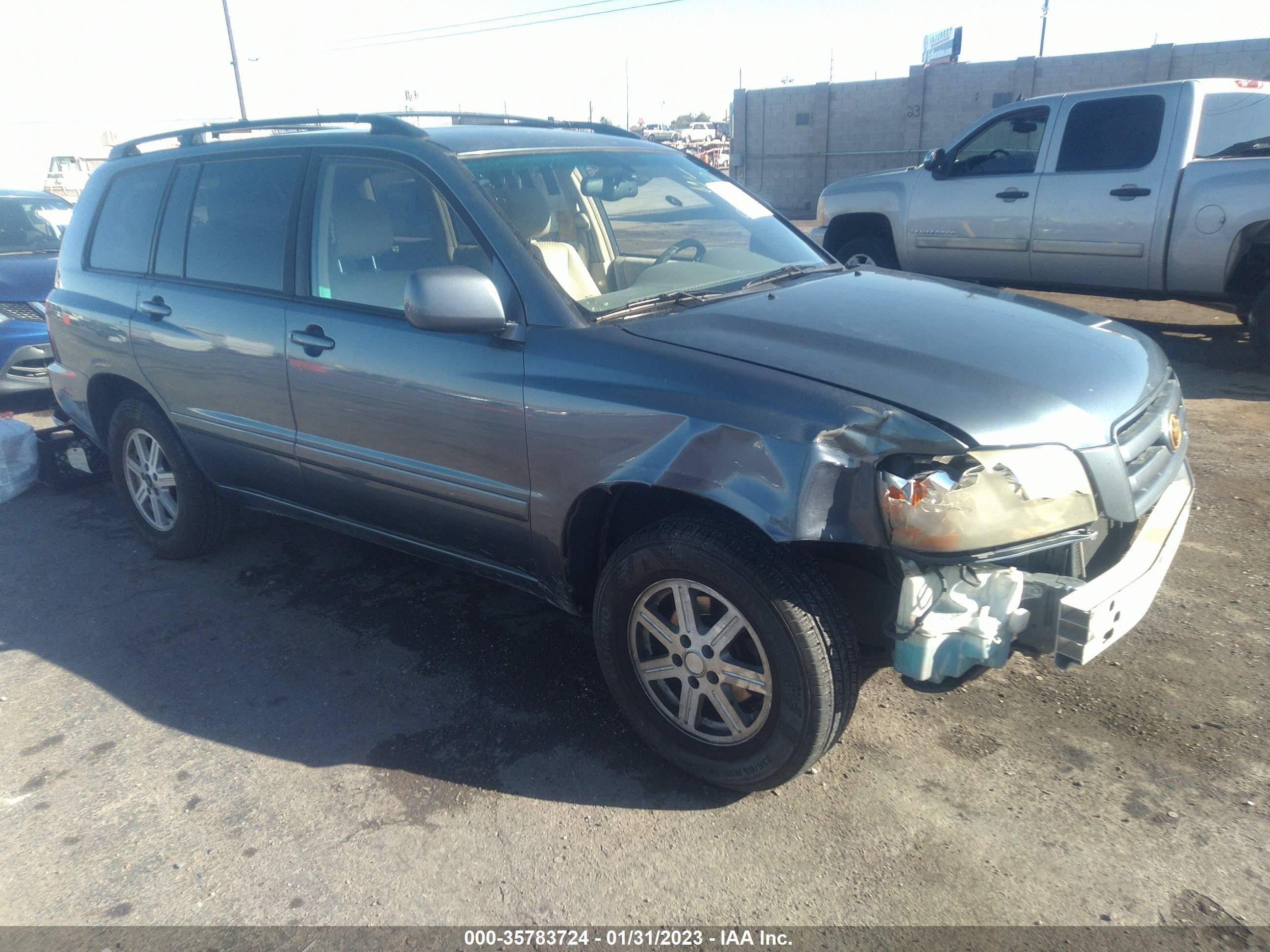 TOYOTA HIGHLANDER 2004 jtegp21a540024258