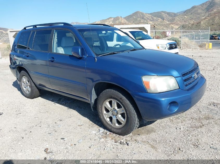 TOYOTA HIGHLANDER 2004 jtegp21a640010742