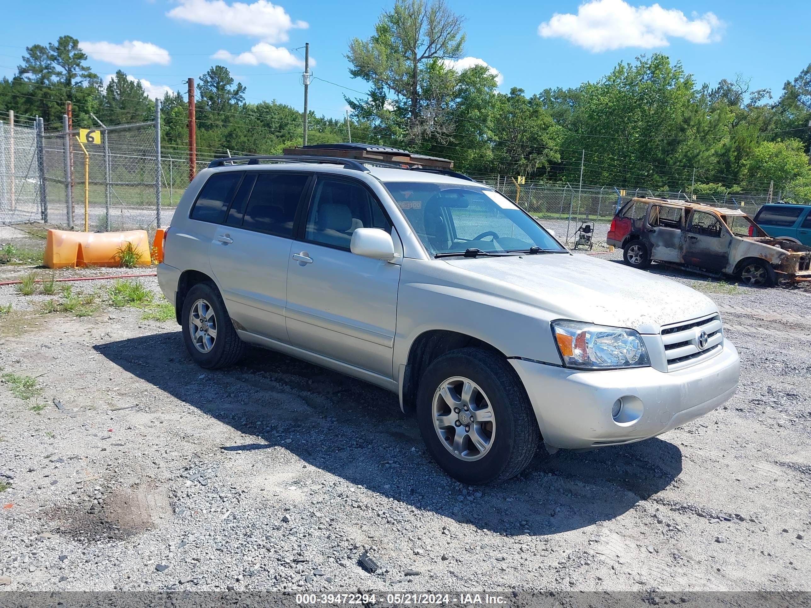 TOYOTA HIGHLANDER 2005 jtegp21a650066746