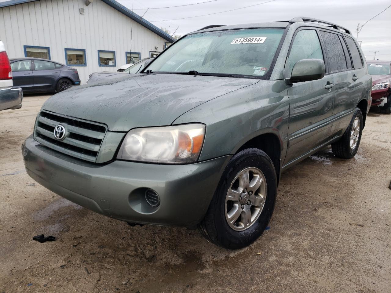 TOYOTA HIGHLANDER 2006 jtegp21a660112528