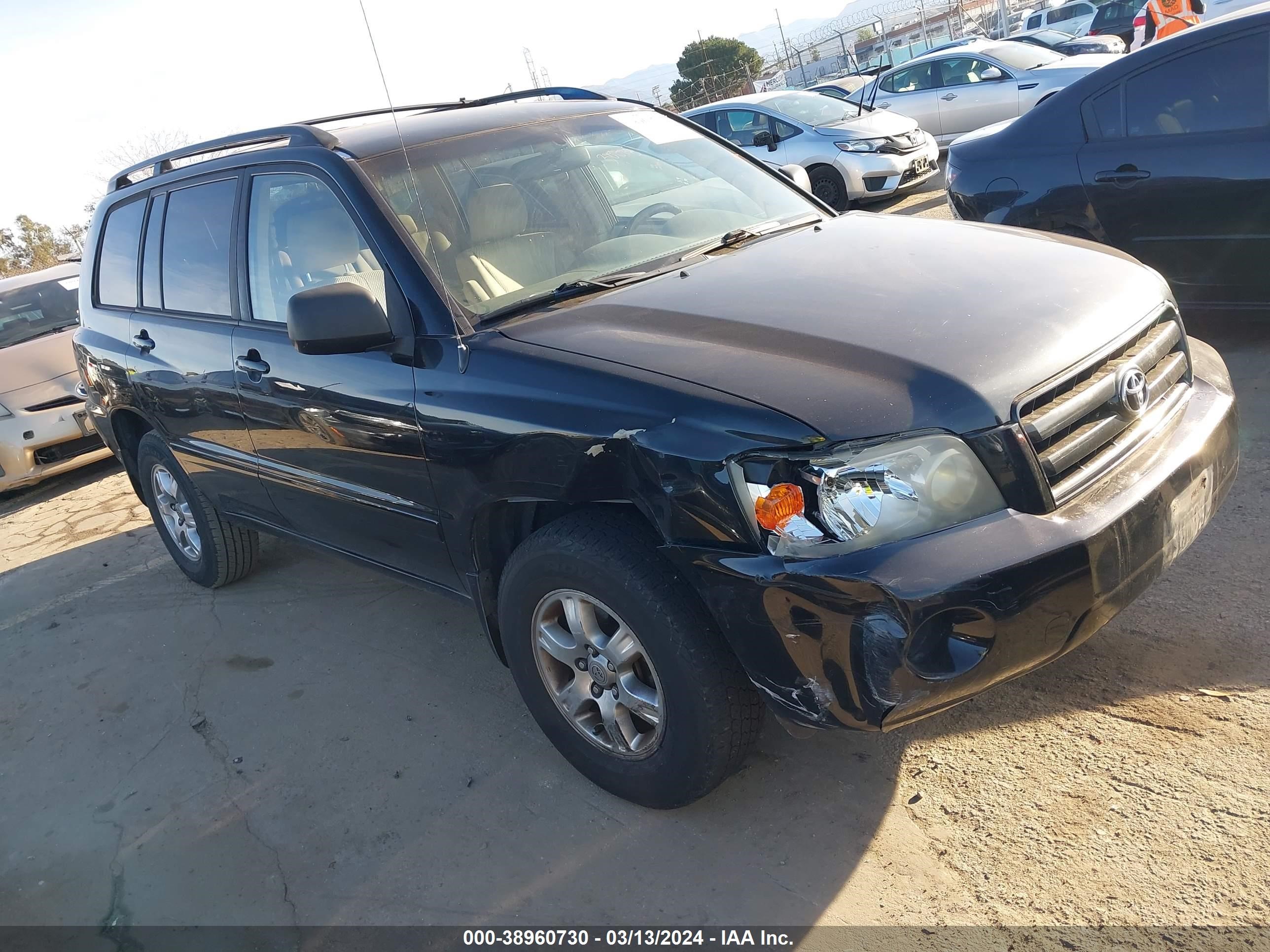 TOYOTA HIGHLANDER 2006 jtegp21a760099546