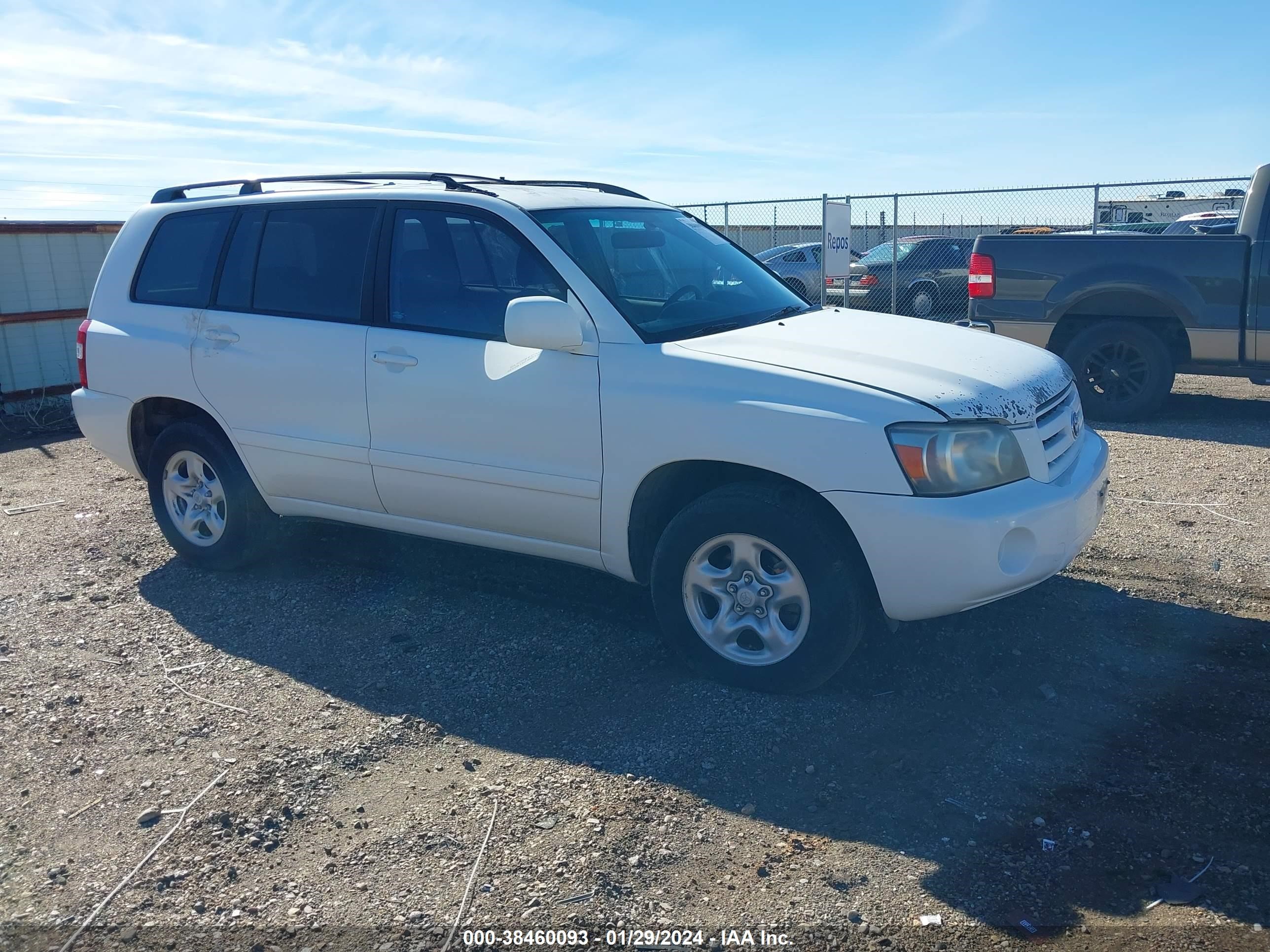 TOYOTA HIGHLANDER 2006 jtegp21a760108665