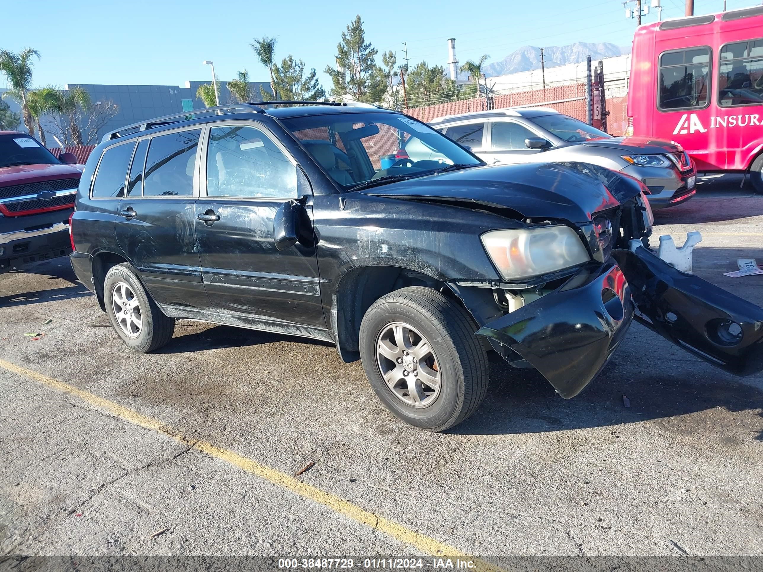 TOYOTA HIGHLANDER 2004 jtegp21a840041104