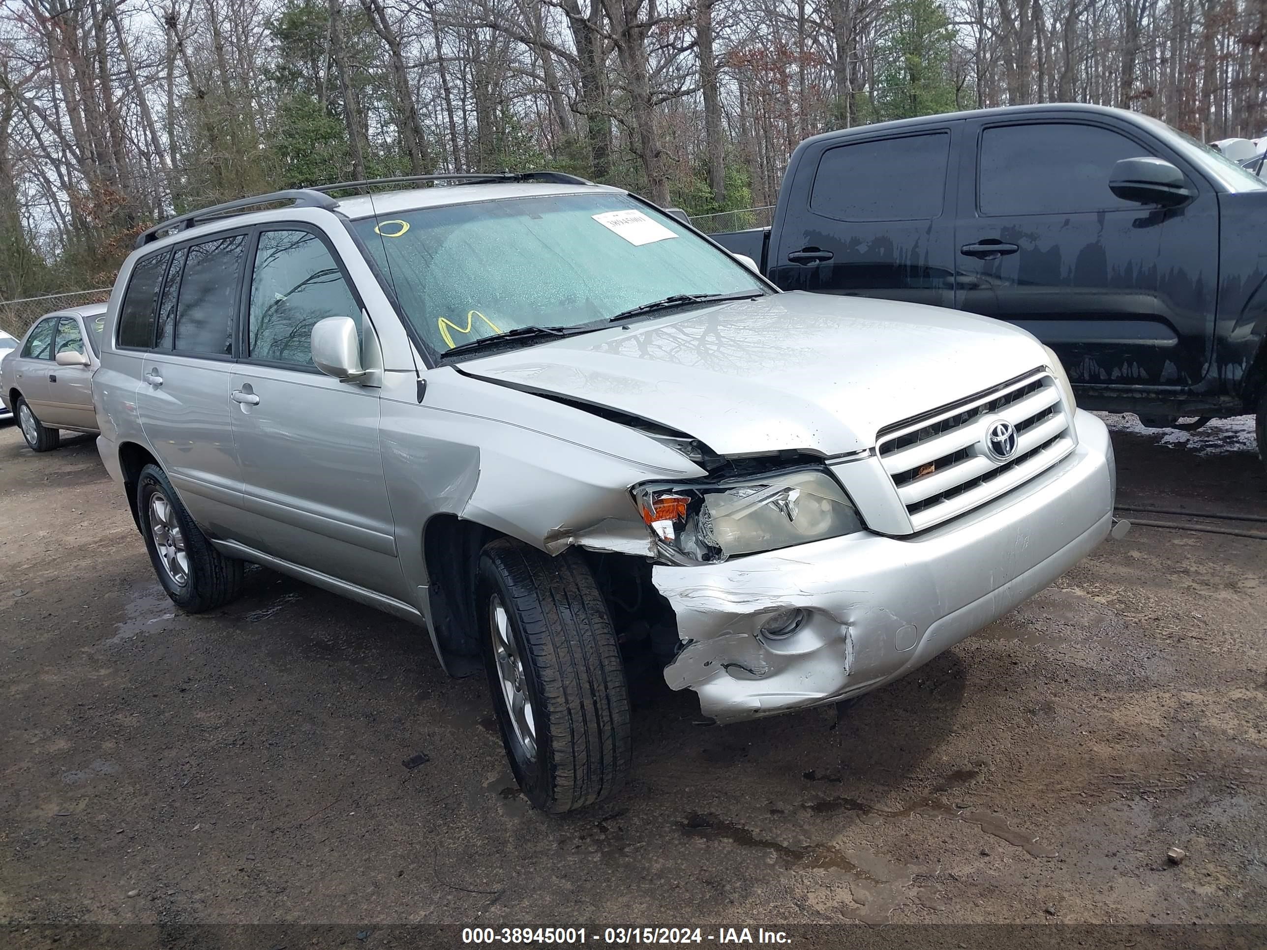 TOYOTA HIGHLANDER 2005 jtegp21a850074718