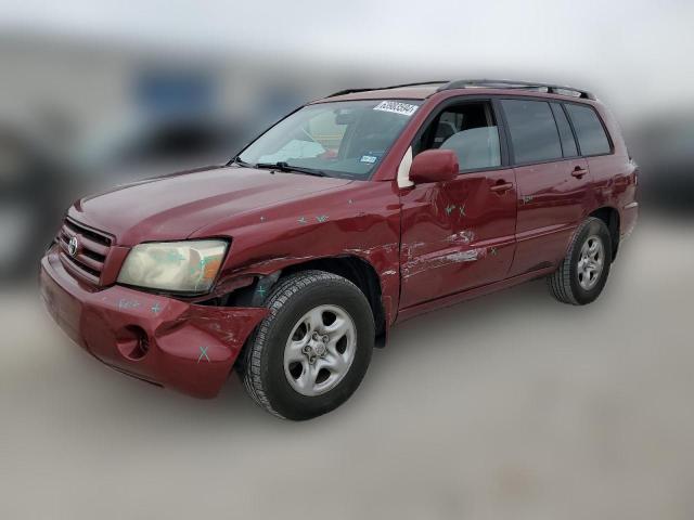 TOYOTA HIGHLANDER 2005 jtegp21a850076467