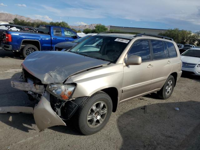 TOYOTA HIGHLANDER 2006 jtegp21a860108707