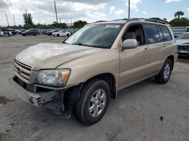 TOYOTA HIGHLANDER 2007 jtegp21a870146388