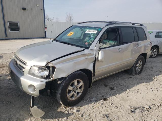 TOYOTA HIGHLANDER 2005 jtegp21a950056180