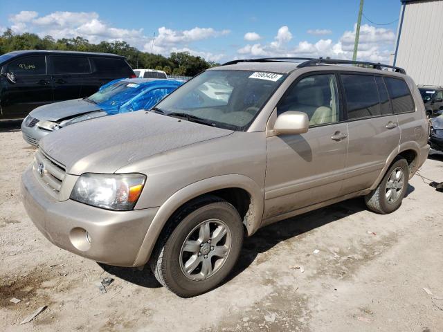 TOYOTA HIGHLANDER 2005 jtegp21a950064490