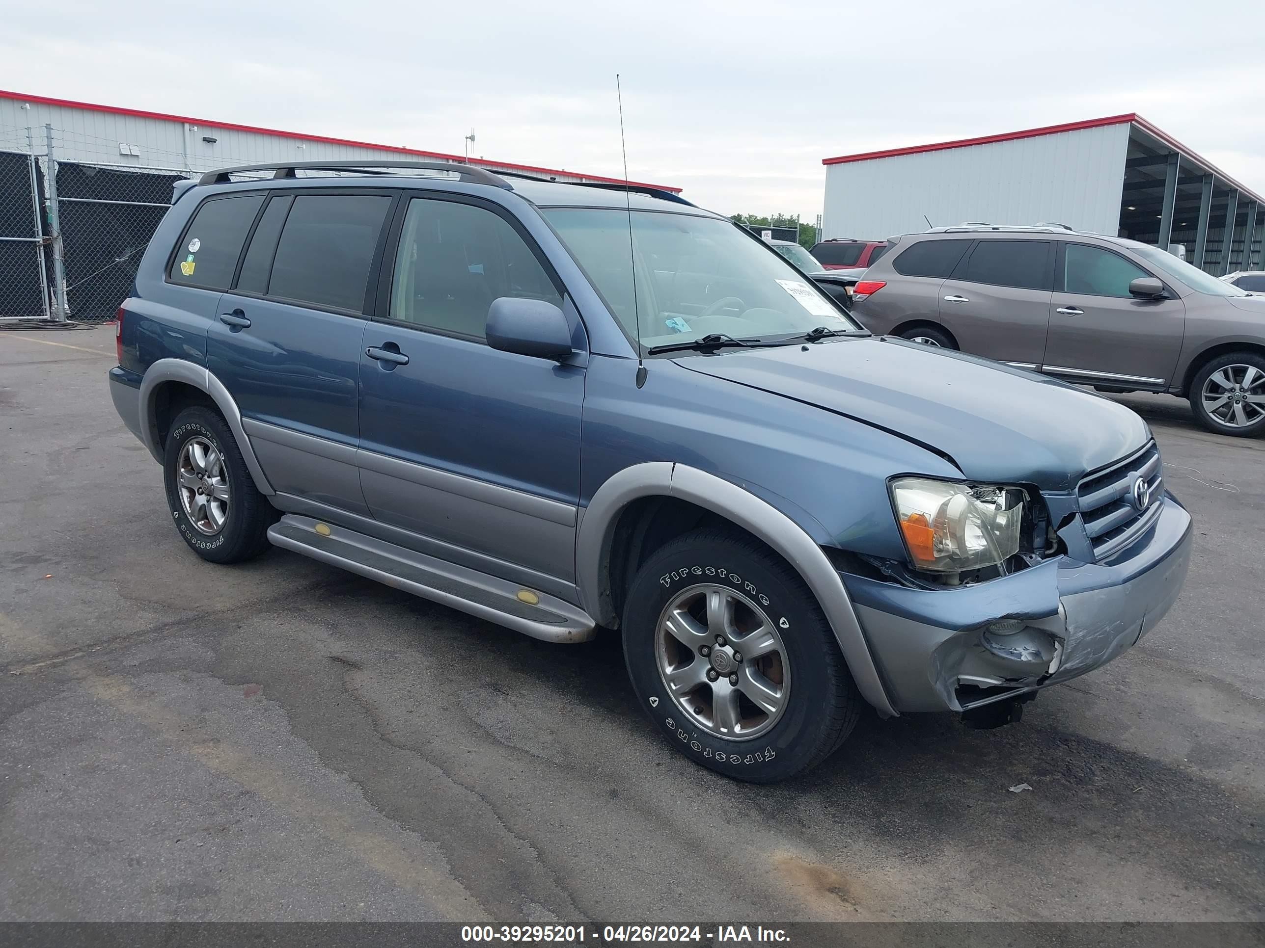 TOYOTA HIGHLANDER 2005 jtegp21a950090376