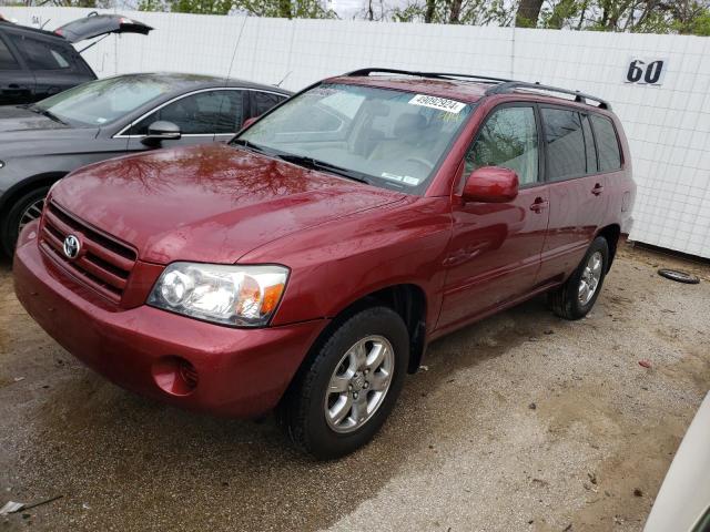 TOYOTA HIGHLANDER 2005 jtegp21ax50070346