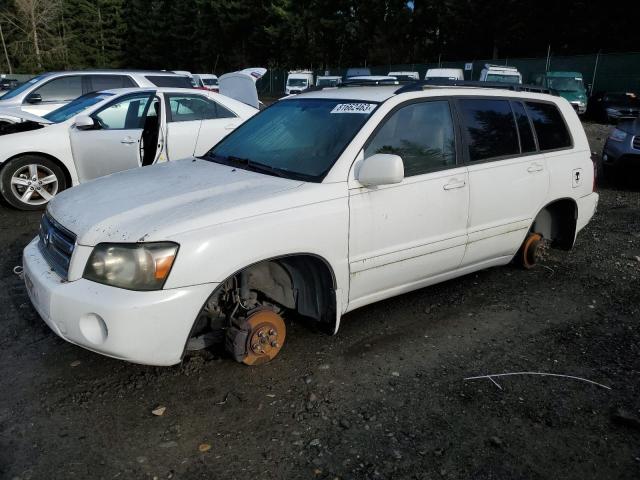 TOYOTA HIGHLANDER 2005 jtegp21ax50070489