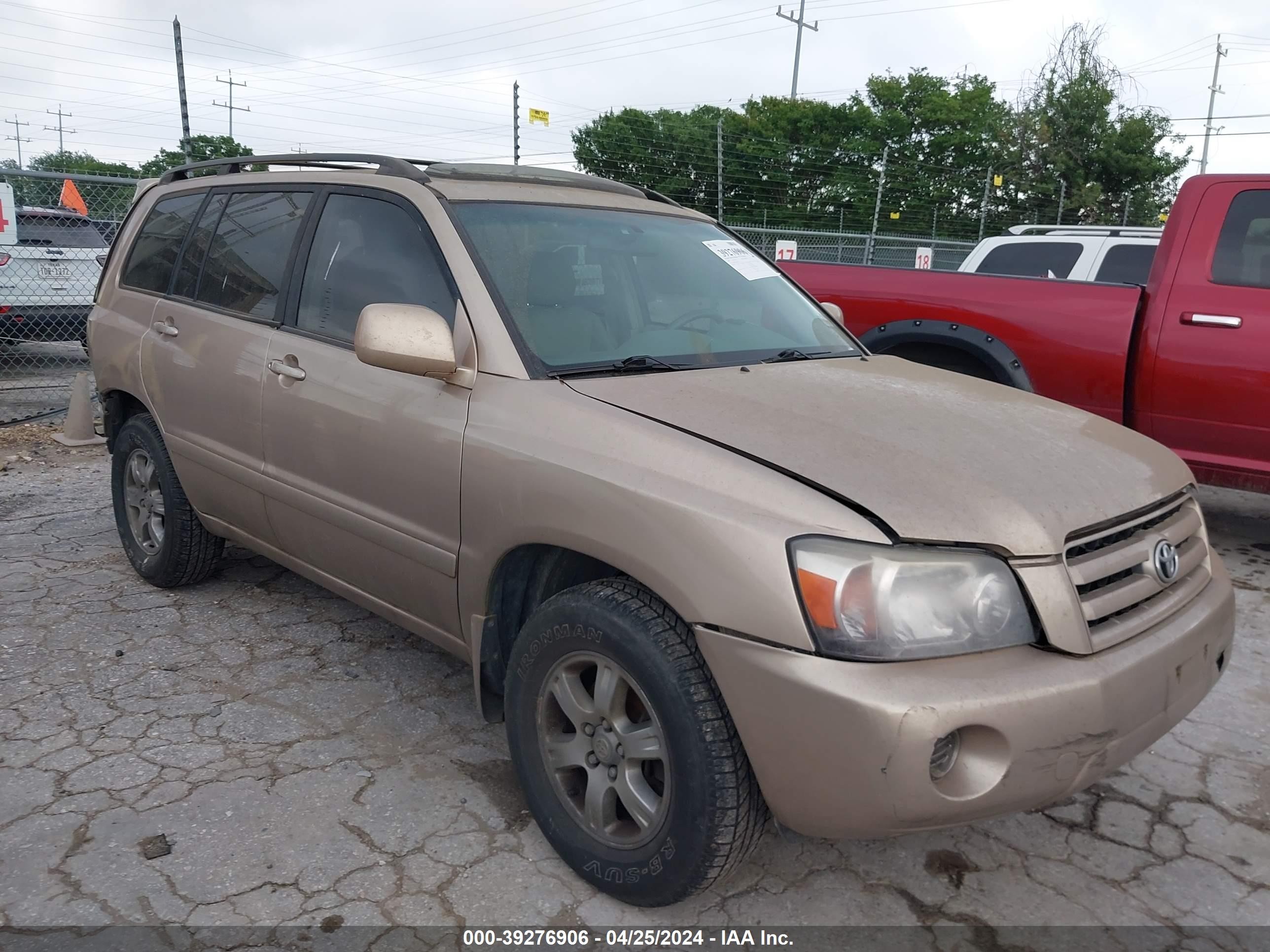 TOYOTA HIGHLANDER 2005 jtegp21ax50090533