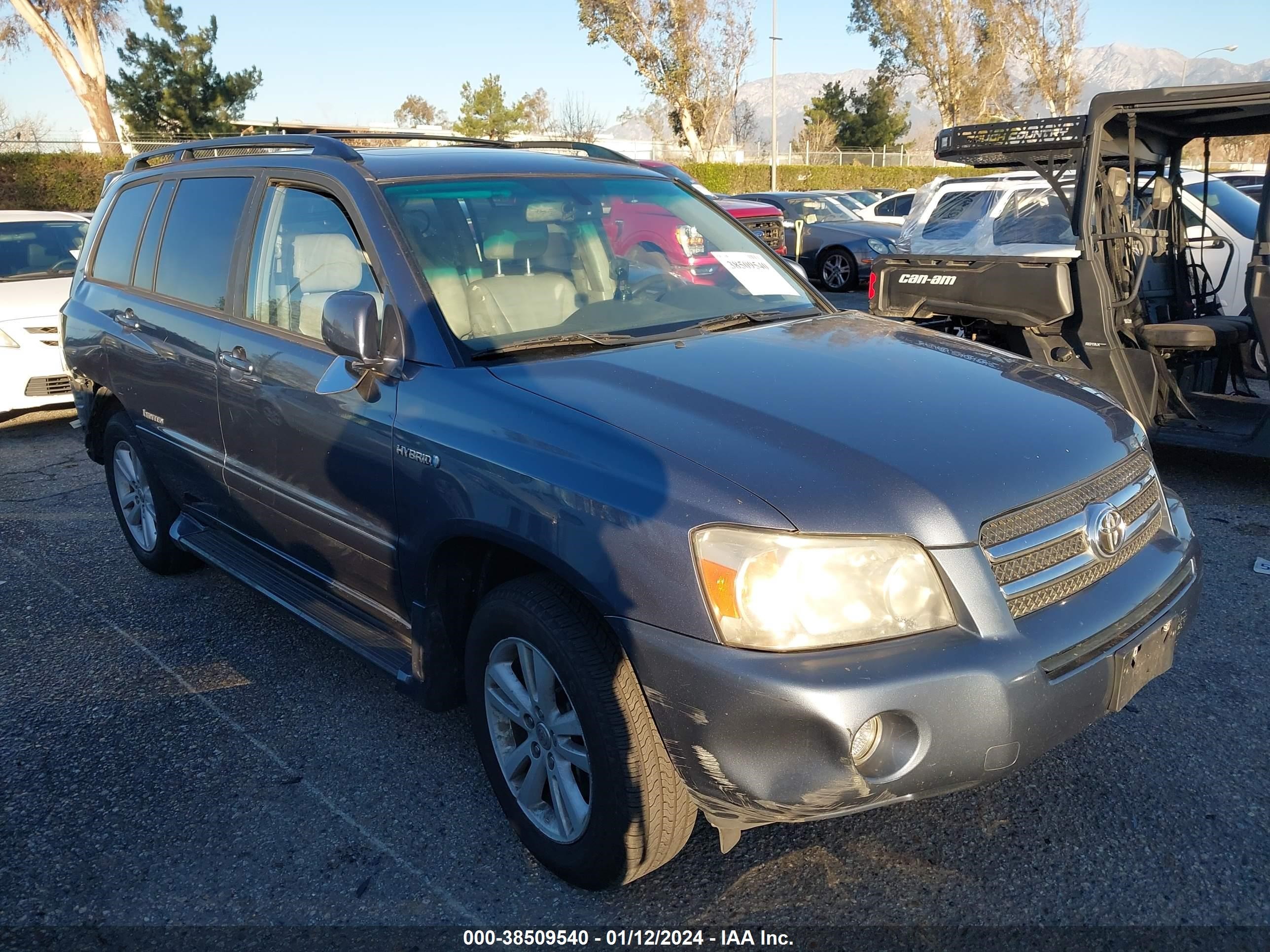 TOYOTA HIGHLANDER 2007 jtegw21a570020363