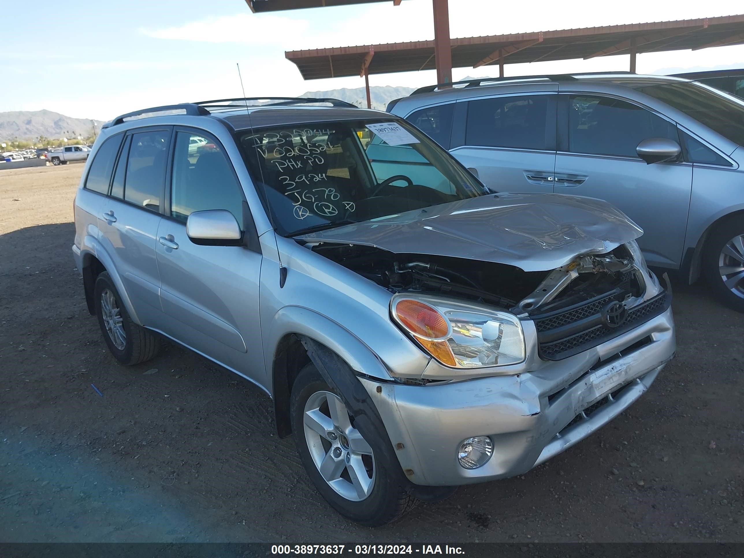 TOYOTA RAV 4 2004 jtehd20v540020521