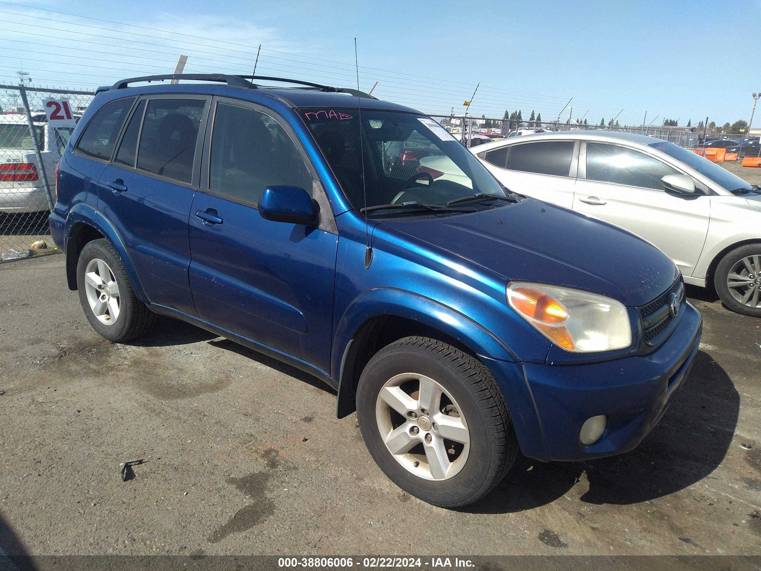 TOYOTA RAV 4 2004 jtehd20vx46017479