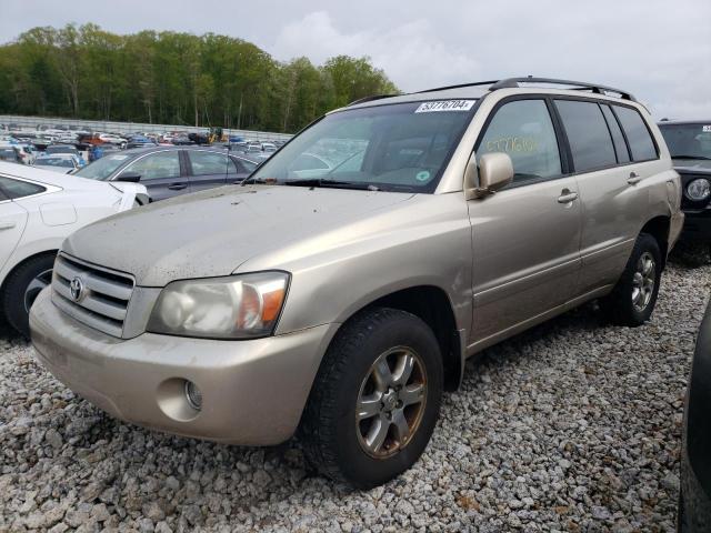 TOYOTA HIGHLANDER 2007 jtehd21a070046198