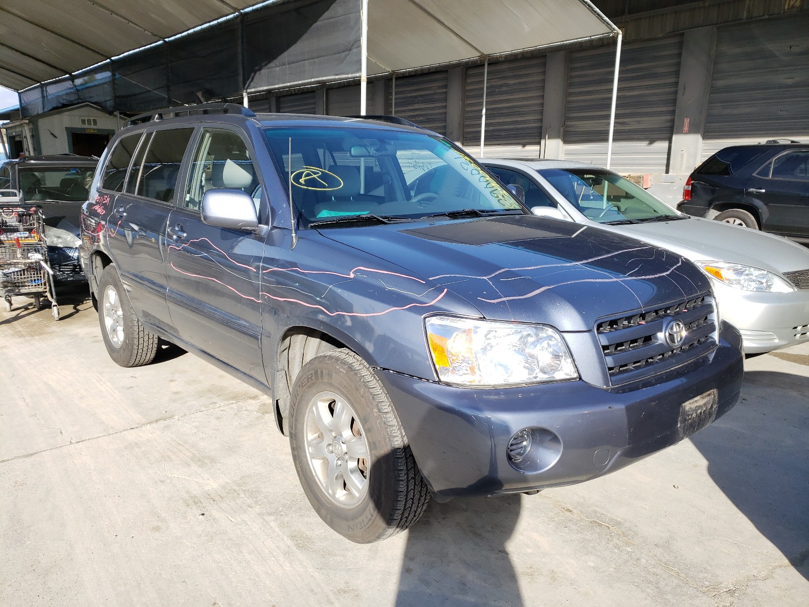 TOYOTA HIGHLANDER 2006 jtehd21a160042451