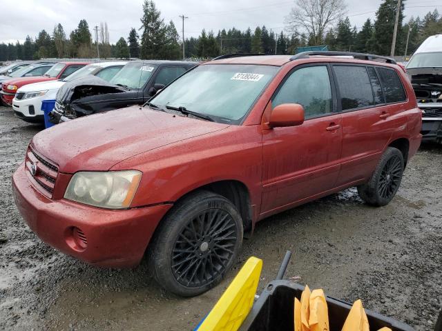 TOYOTA HIGHLANDER 2003 jtehd21a430020875