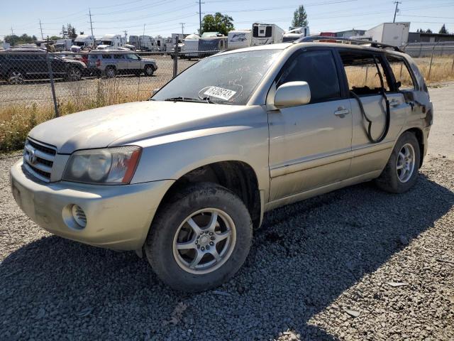 TOYOTA HIGHLANDER 2001 jtehd21a910006077