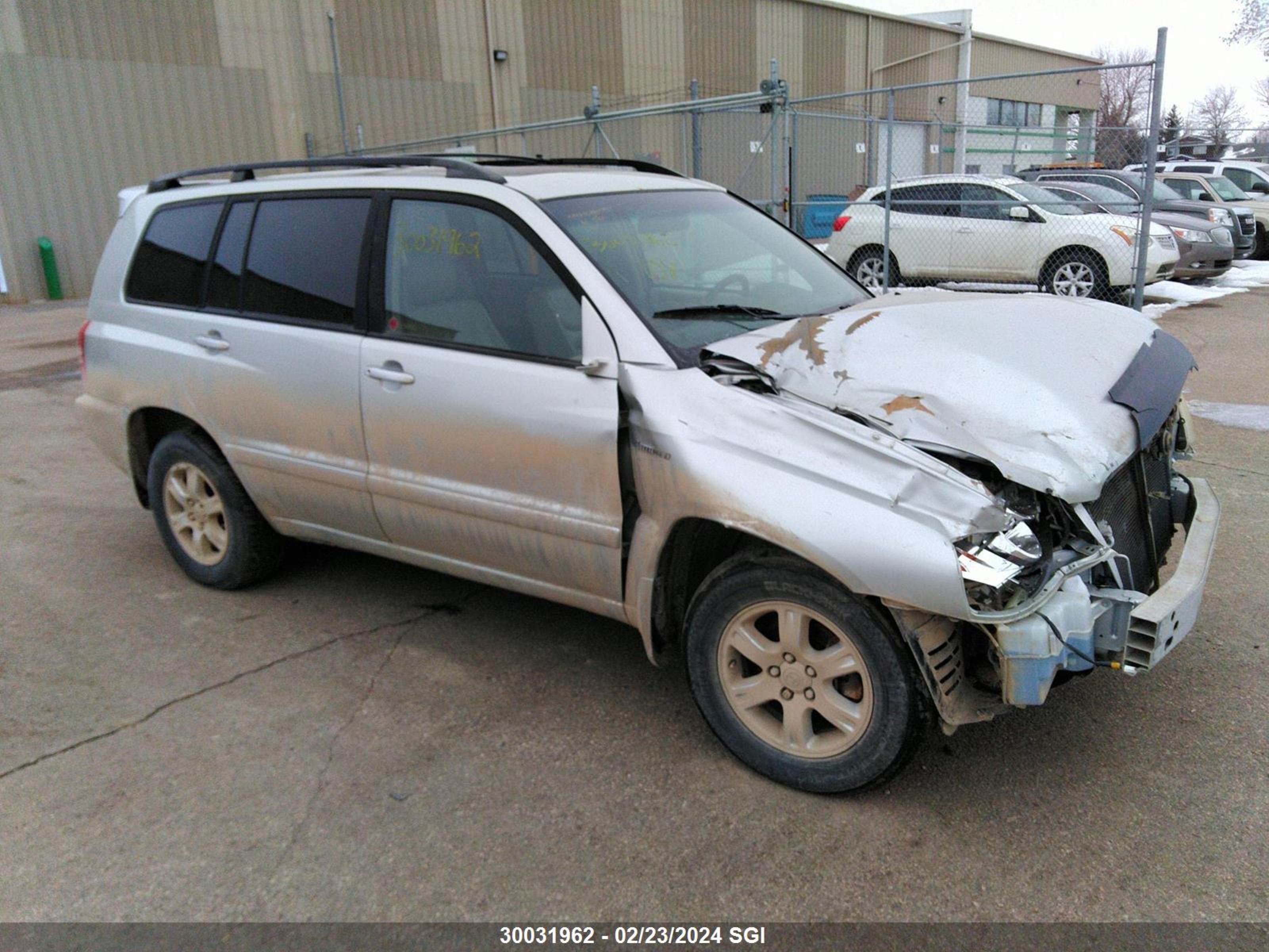 TOYOTA HIGHLANDER 2003 jtehf21a030135368